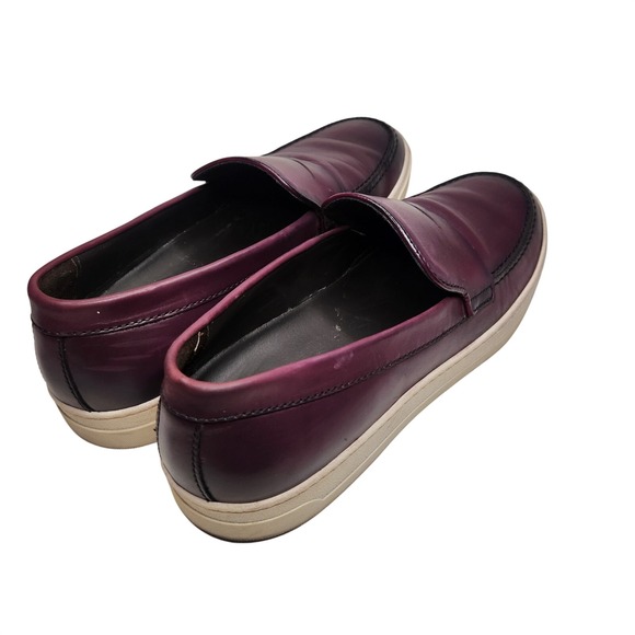 BRUNO MAGLI Dolomite Loafer Shoe‎ Bordo Calf Leather Mens 9M Burgandy